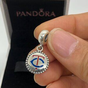 ✨🔥 Pandora Women's Minnesota Twins Color Dangle Charm